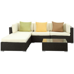 Modway Innovate 5 Piece Outdoor Patio Sofa Set