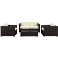 Modway Concert 4 Piece Outdoor Patio Sofa Set