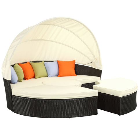 Modway Quest Canopy Outdoor Patio Daybed
