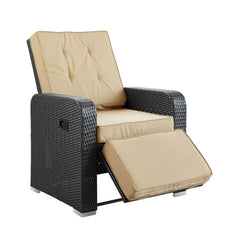 Modway Commence Patio Outdoor Patio Armchair Recliner