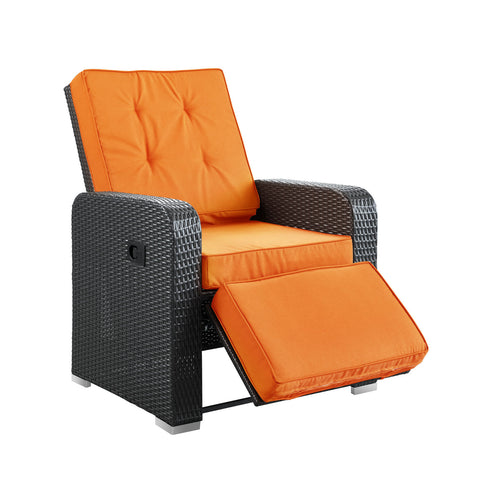 Modway Commence Patio Outdoor Patio Armchair Recliner