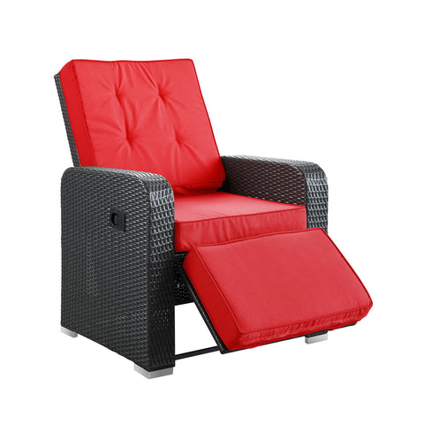 Modway Commence Patio Outdoor Patio Armchair Recliner
