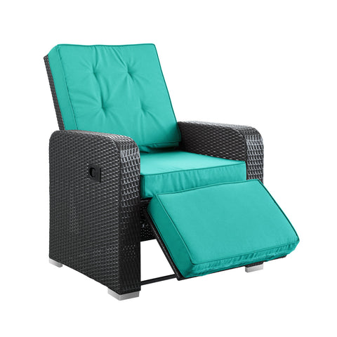 Modway Commence Patio Outdoor Patio Armchair Recliner