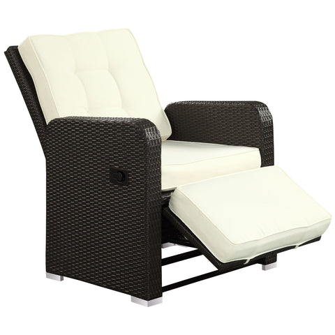 Modway Commence Patio Outdoor Patio Armchair Recliner