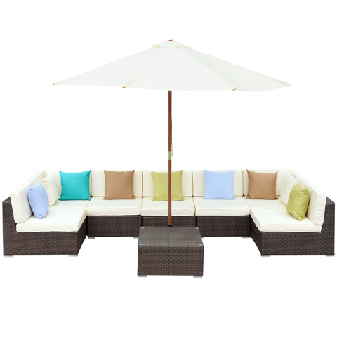 Modway Monterey Outdoor Patio Sectional Set