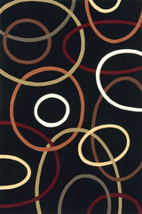 Momeni Elements Collection Rug ELEMTEL-09BLK