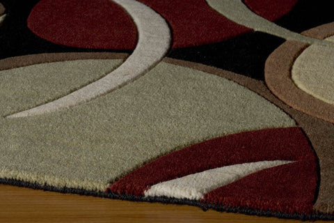 Momeni Elements Collection Rug ELEMTEL-13BLK