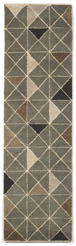 Trans Ocean Fantasy Collection 7150/47 TRIANGLES GREY