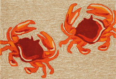 Trans Ocean Frontporch Collection 1404/12 CRABS NATURAL