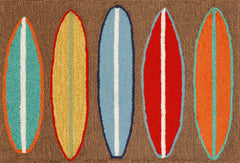 Trans Ocean Frontporch Collection 1406/19 SURFBOARDS BROWN