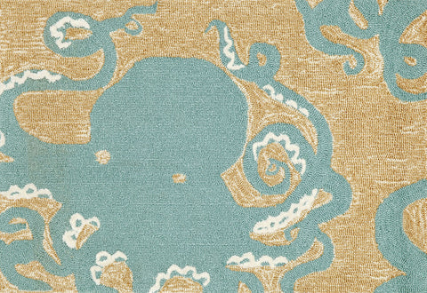 Trans Ocean Frontporch Collection 1432/04 OCTOPUS AQUA