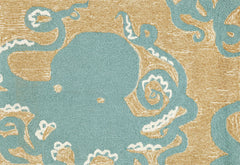 Trans Ocean Frontporch Collection 1432/04 OCTOPUS AQUA