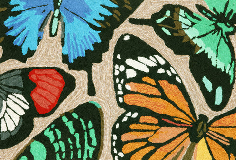 Trans Ocean Frontporch Collection 1439/44 BUTTERFLY DANCE MULTI