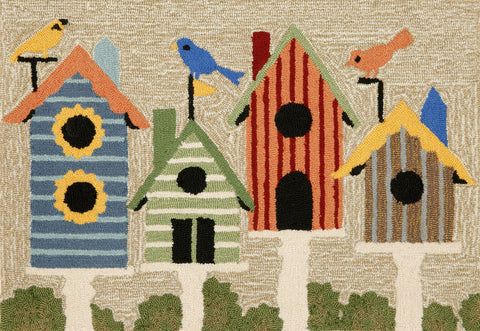 Trans Ocean Frontporch Collection 1441/44 BIRDHOUSES MULTI