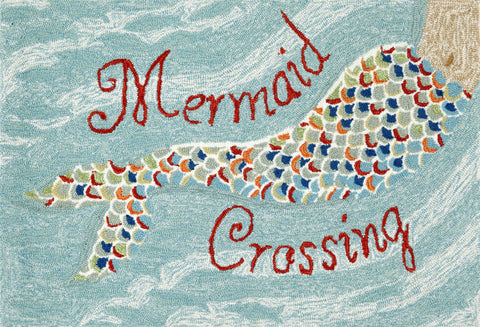 Trans Ocean Frontporch Collection 1448/03 MERMAID CROSSING WATER