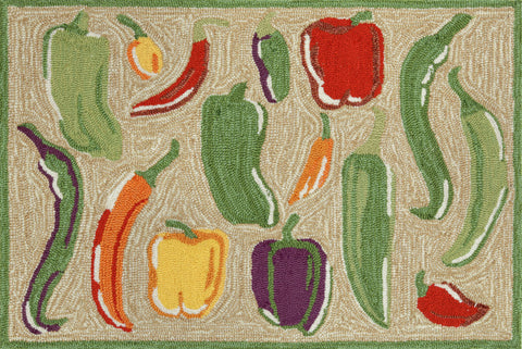 Trans Ocean Frontporch Collection 1462/24 PEPPERS HOT