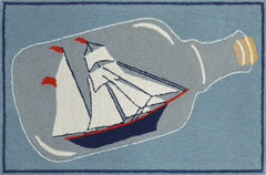 Trans Ocean Frontporch Collection 1470/03 SHIP IN A BOTTLE WATER