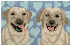 Trans Ocean Frontporch Collection 1499/03 PUPPY LOVE BLUE