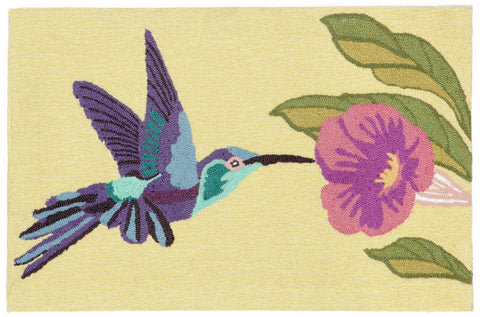 Trans Ocean Frontporch Collection 1527/09 HUMMINGBIRD YELLOW