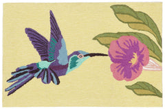 Trans Ocean Frontporch Collection 1527/09 HUMMINGBIRD YELLOW