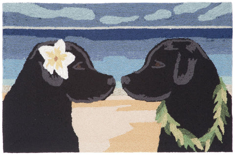 Trans Ocean Frontporch Collection 1529/04 PUPPY PARADISE OCEAN