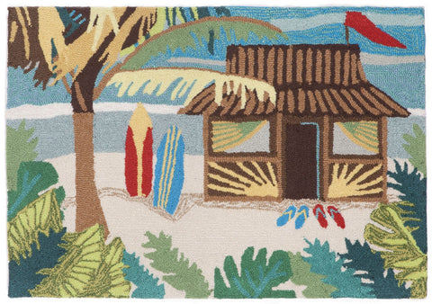 Trans Ocean Frontporch Collection 1536/44 TIKI HUT MULTI