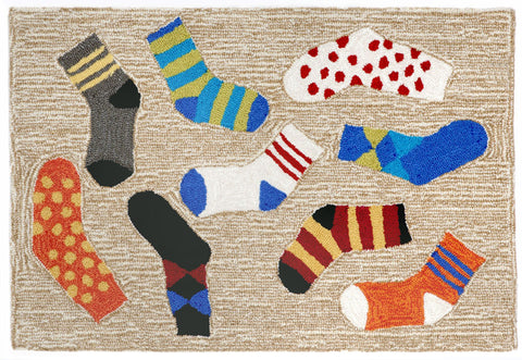 Trans Ocean Frontporch Collection 1541/94 LOST SOCKS MULTI