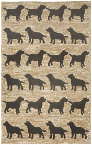 Trans Ocean Frontporch Collection 1467/48 DOGGIES BLACK