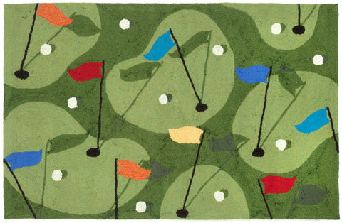 Trans Ocean Frontporch Collection 1478/16 GOLF GRASS