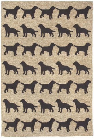 Trans Ocean Frontporch Collection 1467/48 DOGGIES BLACK