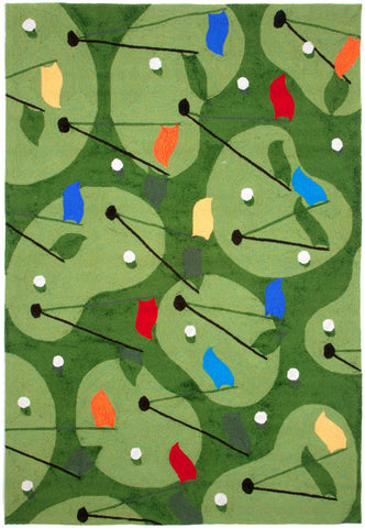 Trans Ocean Frontporch Collection 1478/16 GOLF GRASS