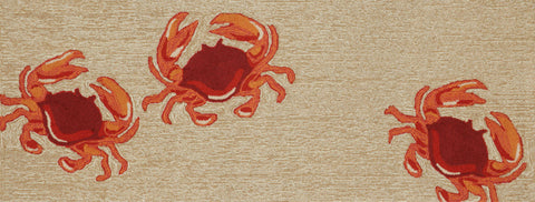 Trans Ocean Frontporch Collection 1404/12 CRABS NATURAL