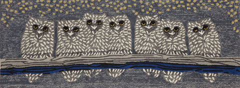 Trans Ocean Frontporch Collection 1443/47 OWLS NIGHT