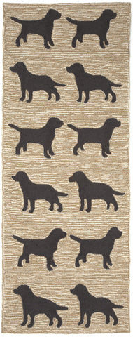 Trans Ocean Frontporch Collection 1467/48 DOGGIES BLACK