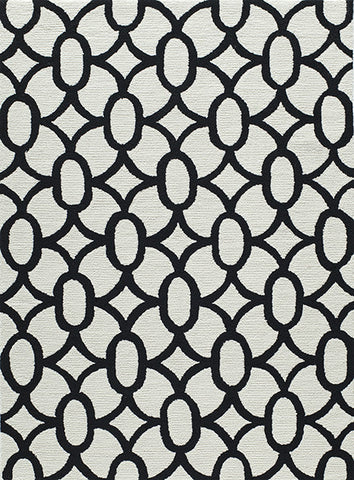 Momeni Geo Collection Rug GEO00GEO-17BLK