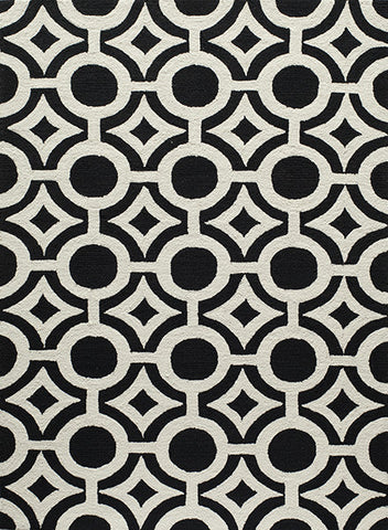 Momeni Geo Collection Rug GEO00GEO-22BLK