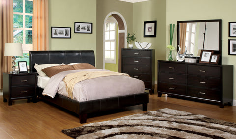 Palermo Leatherette Platform Bed