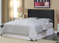Korina Leatherette Adjustable Headboard Full to Queen Size (Espresso & Pink)