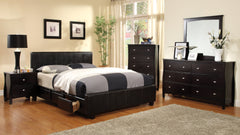 Corwin Leatherette Storage Bed