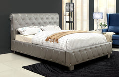 Julia Modern Platform Bed with Bluetooth Speakers