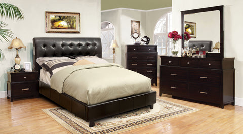 Erik Modern Platform Bed with Bluetooth Speakers