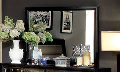 Kastas Modern Wood-Framed Mirror