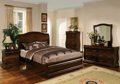Carlin Transitional Style Platform Bed
