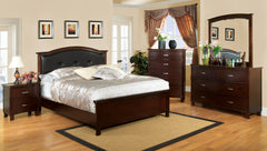 Paolo Transitional Style Panel Bed