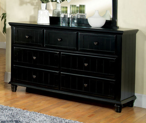 Hudson Cottage Style Dresser (Black & White)