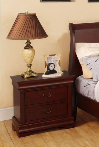 Sirius Transitional Nightstand (Black, Cherry & Espresso)
