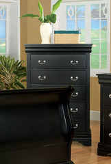 Sirius Transitional Chest of Drawers (Black, Cherry & Espresso)