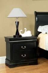 Sirius Transitional Nightstand (Black, Cherry & Espresso)