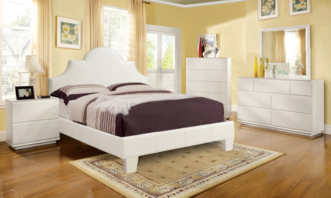 Charlotte Leatherette Platform Bed
