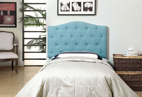 Heather Contemporary Headboard Twin (Blue, Green & Ivory)